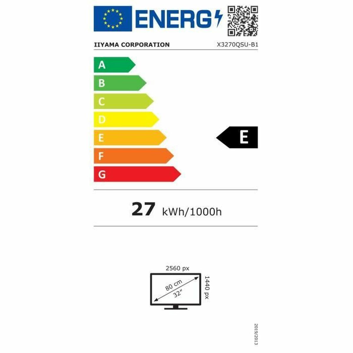 Pelinäyttö Iiyama 32" Wide Quad HD